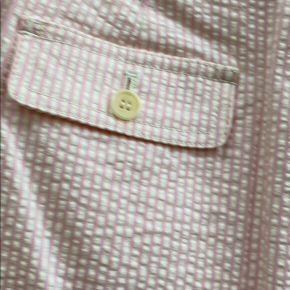 J Crew 0 pink and white seersucker skirt - Picture 4 of 6